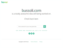 Tablet Screenshot of bussoli.com